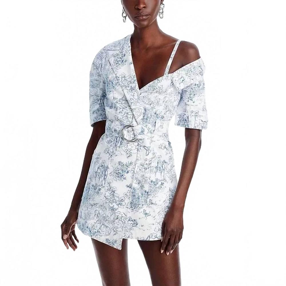 NEW CINQ A SEPT katie dress in white